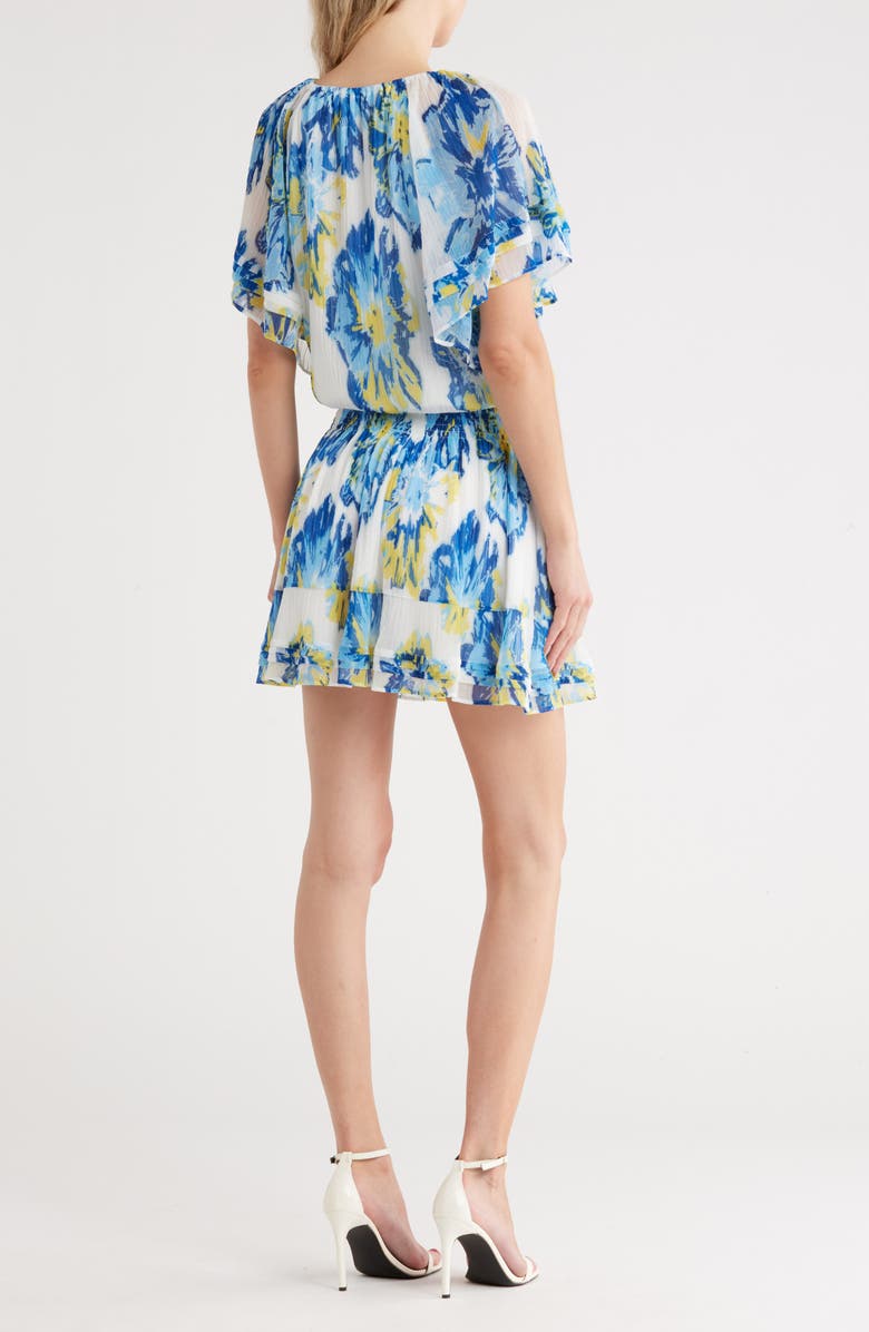 Ramy Brook Pam Off the Shoulder Dress, Alternate, color, Cloud Blue Combo