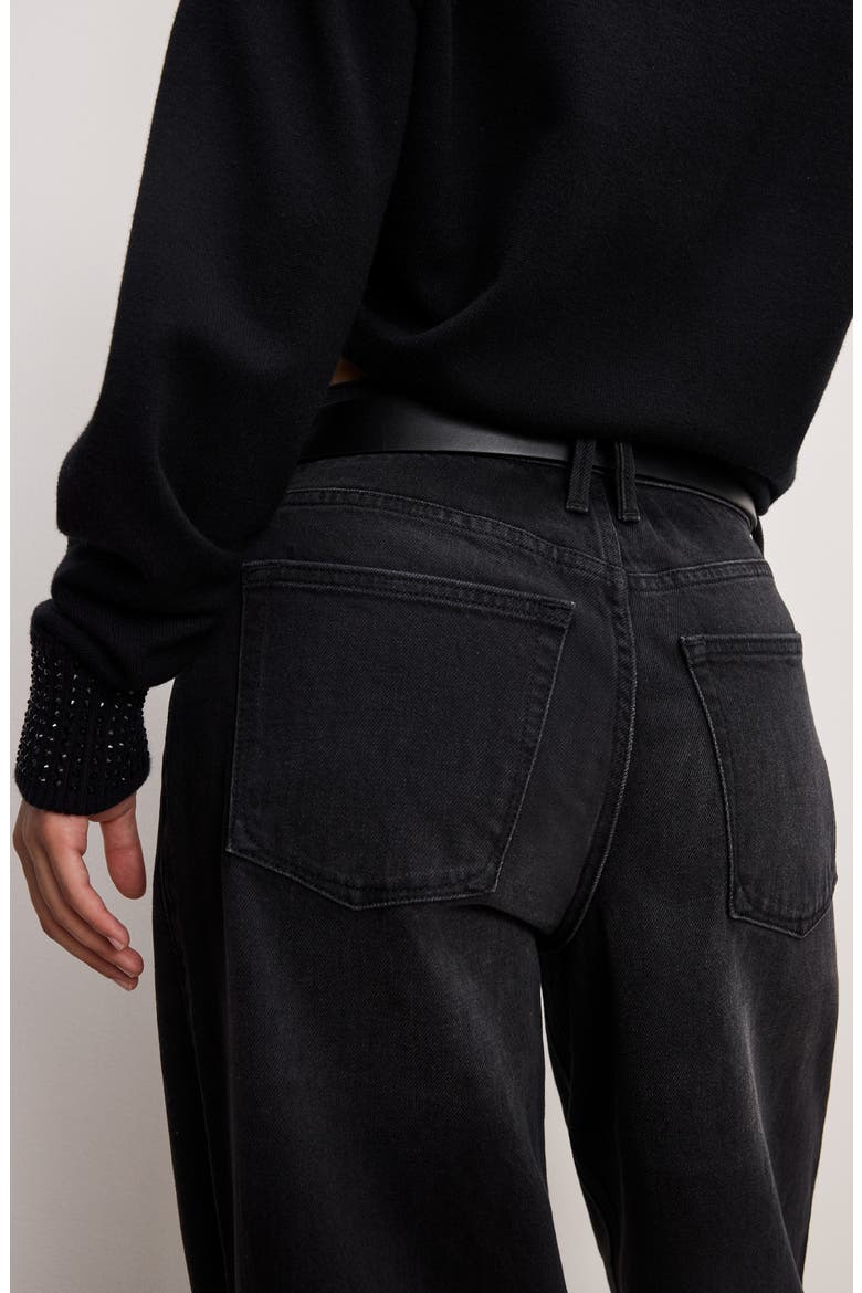 Good Ease Wide Leg Jeans, Alternate, color, BLACK324