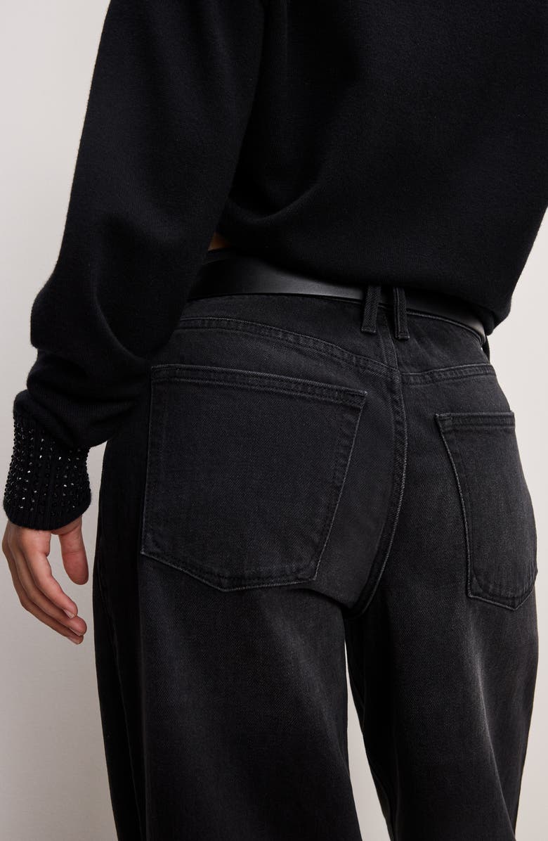 Good American Good Ease Wide Leg Jeans, Alternate, color, 