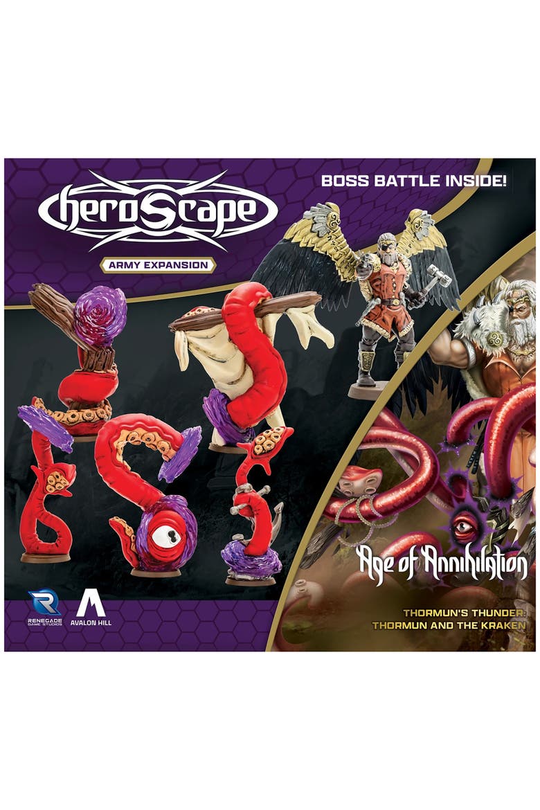 Heroscape Thormun & Kraken Army Expansion Unpainted Miniatures, Alternate, color, Multicolored
