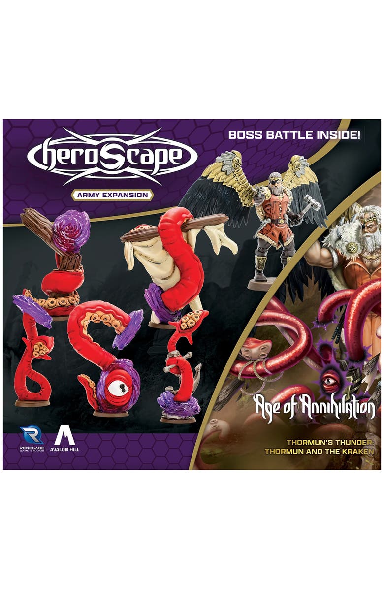 Renegade Game Studios Heroscape Thormun & Kraken Army Expansion Unpainted Miniatures, Alternate, color, Multicolored