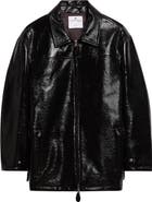 Courrèges Oversize Vinyl Bomber Jacket