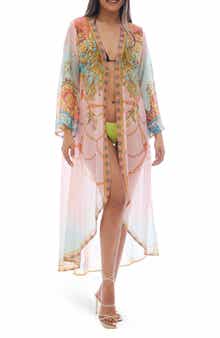 RANEES Print Cover-Up Duster