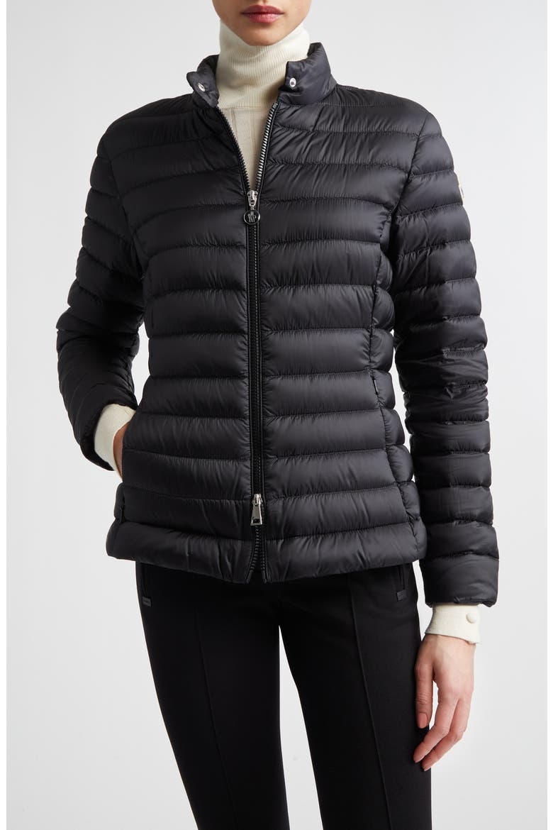 Igelle Down Puffer Jacket, Main, color, BLACK