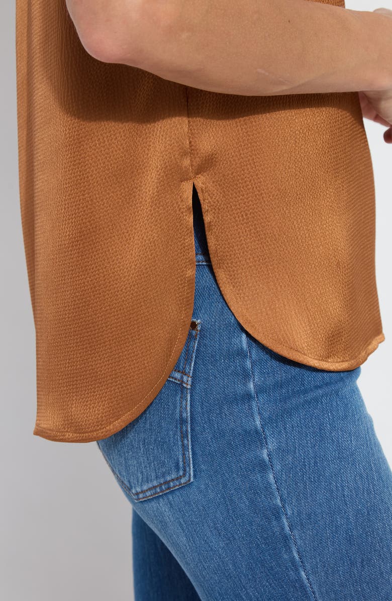 Lysse Miri Cap Sleeve Top, Alternate, color, Sugar Cane