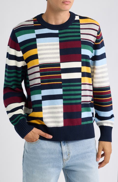 Colorblock Stripe Sweater