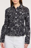 Cinq à Sept Garden Doodle Lainy Jacket