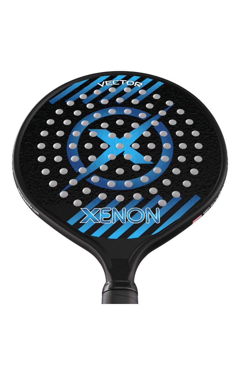 Xenon Vector Platform Tennis Paddle, Alternate, color, Black/Blue