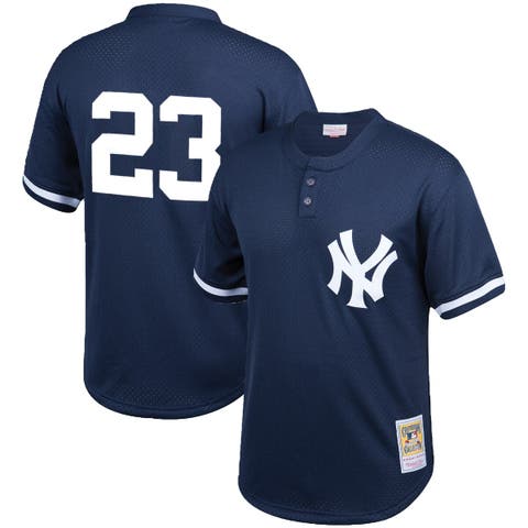 Men's Mitchell & Ness Don Mattingly Navy New York Yankees Cooperstown Collection Big & Tall Mesh Batting Practice Jersey