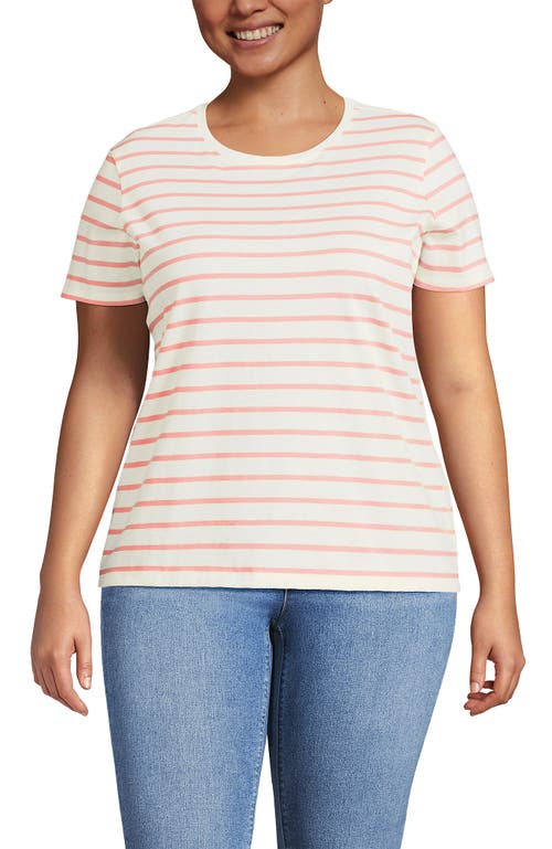 Lands' End Relaxed Supima Cotton T-shirt In White