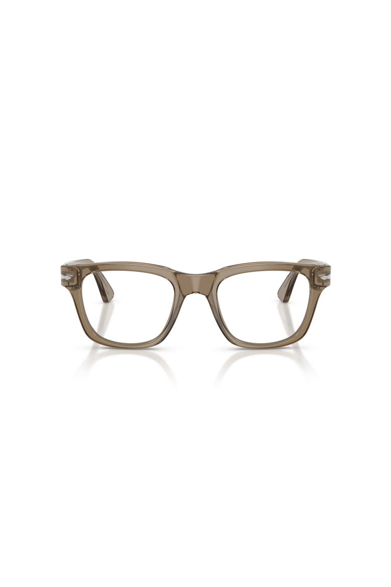 51mm Square optical glasses, Alternate, color, Brown