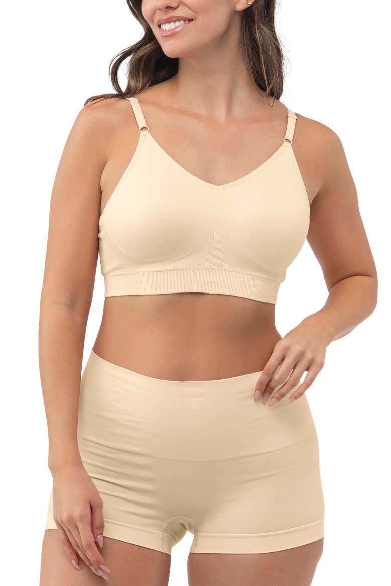 Full Coverage Comfort Bra, Main, color, Sand