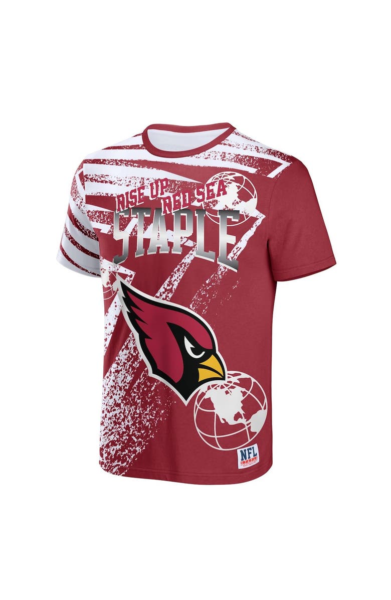 STAPLE Men's NFL x Staple Cardinal Arizona Cardinals All Over Print T-Shirt, Alternate, color, Cardinal