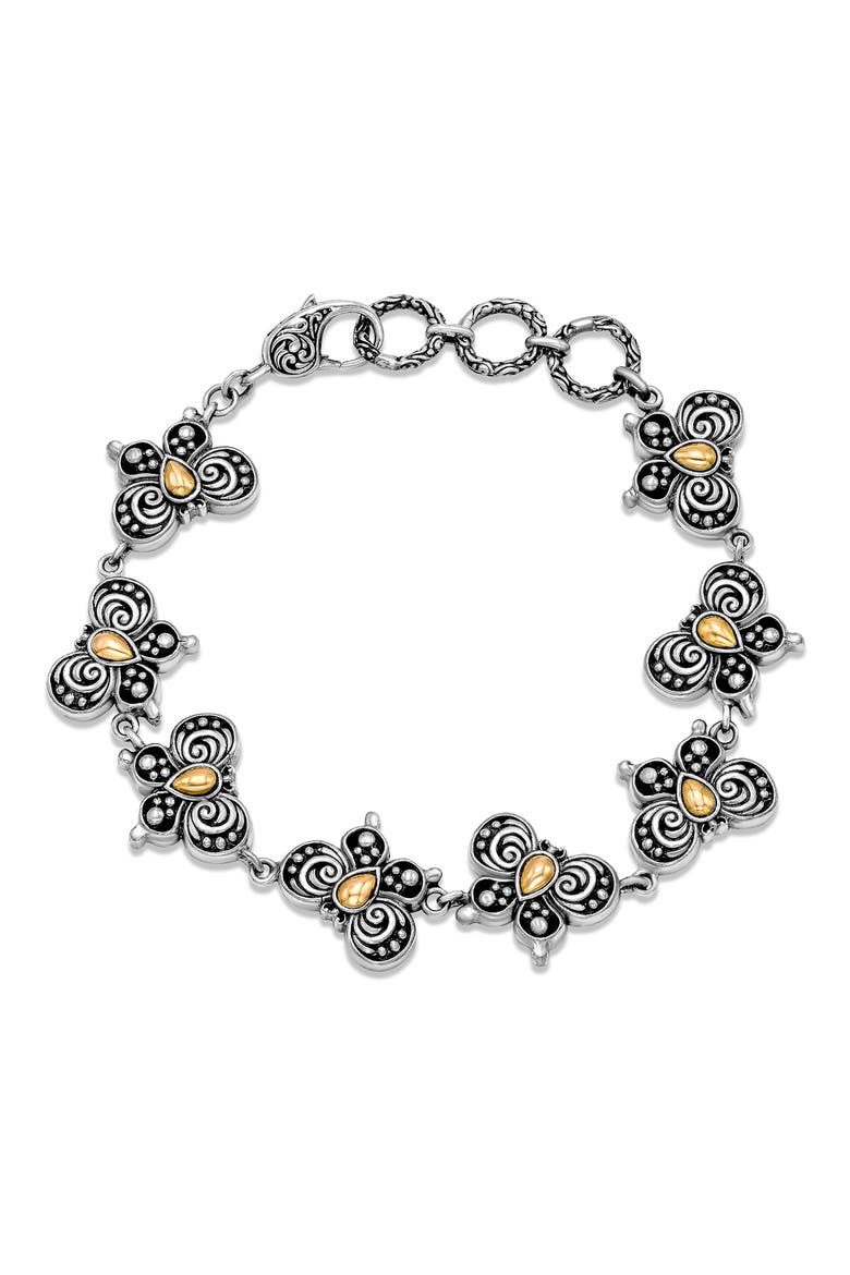 Butterfly Bracelet, Main, color, SILVER AND GOLD