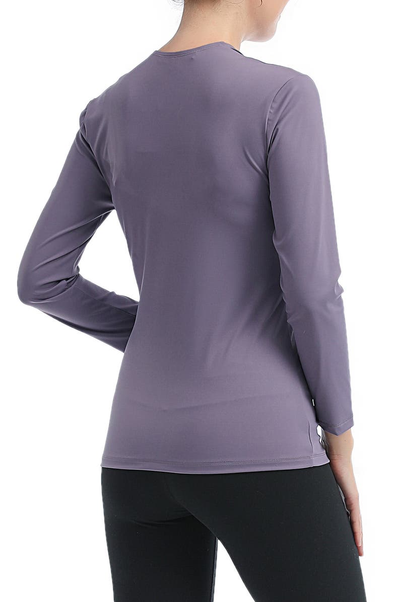 Kimi and Kai Essential Active Maternity/Nursing Top, Alternate, color, Lavender