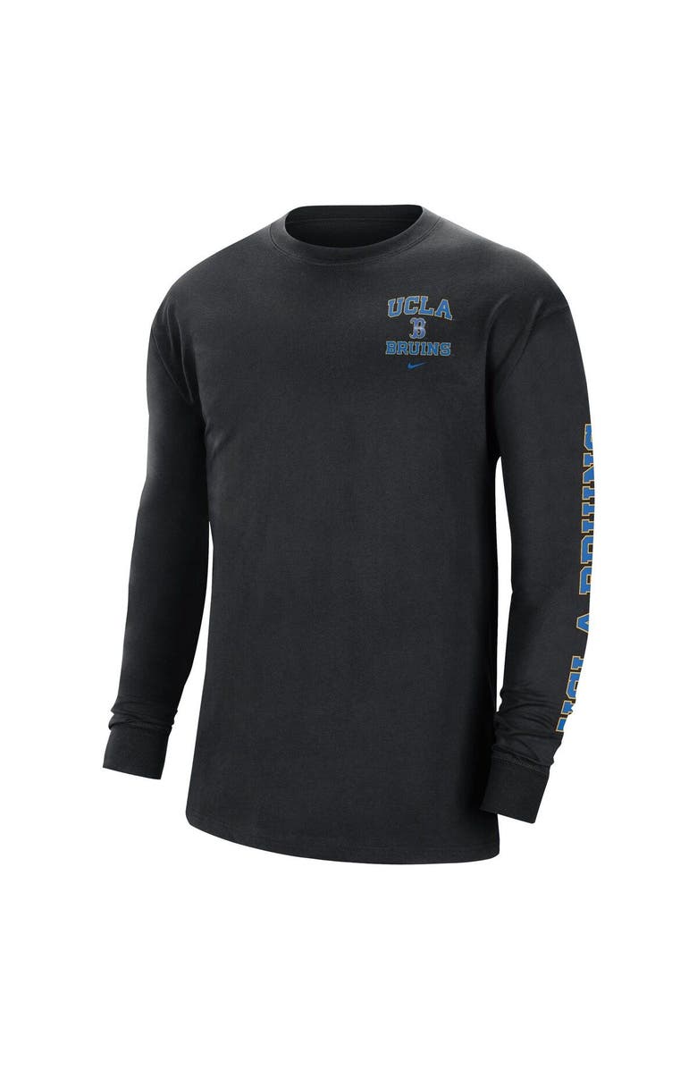 Nike Men's Nike Black UCLA Bruins Tour Max 90 Long Sleeve T-Shirt, Alternate, color, Black