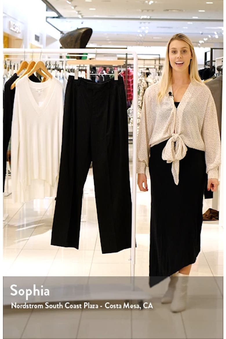 Marnie High Waist Straight Leg Pants video
