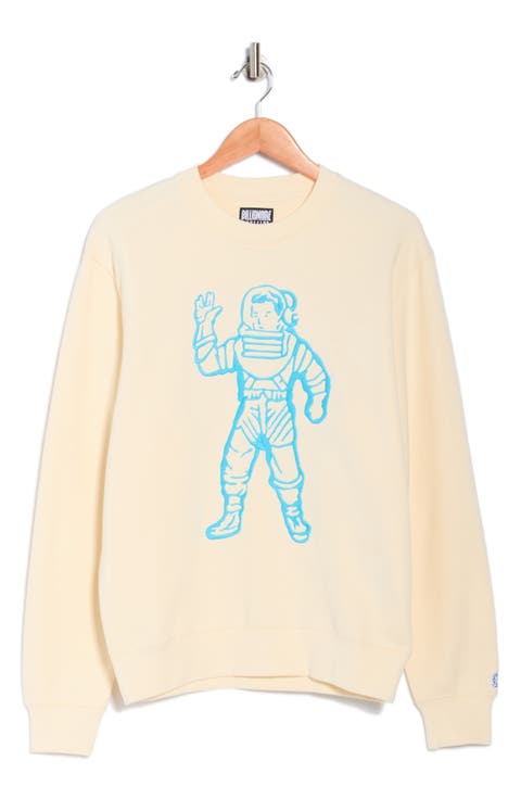 BB Astronaut Embroidered Cotton Crewneck Sweatshirt