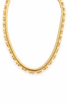 Panacea Double Chain Layered Necklace