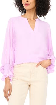 Vince Camuto Ruffle Cuff Top