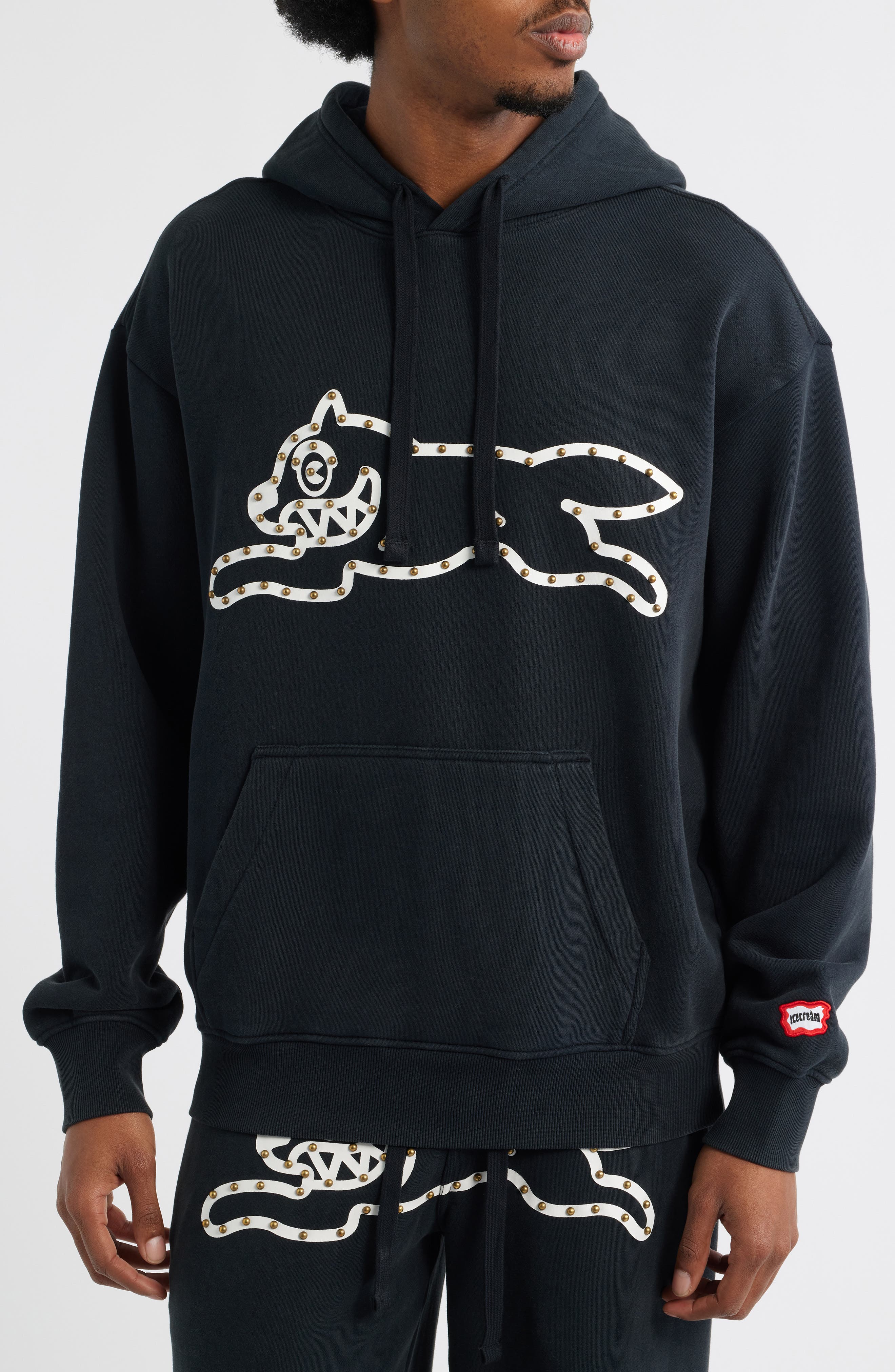 Park Stud Logo Cotton French Terry Hoodie