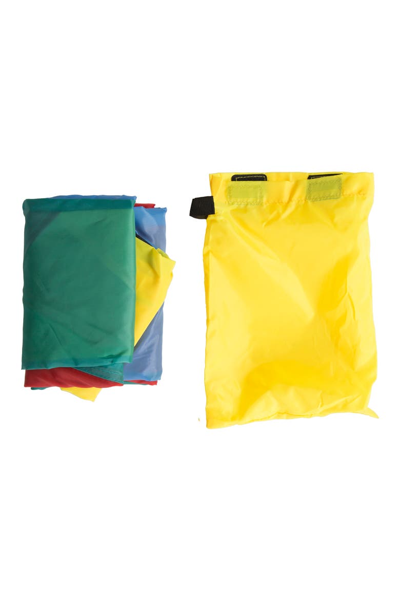 Funchute 6-Foot Play Parachute, Alternate, color, GREEN YELLOW RED BLUE