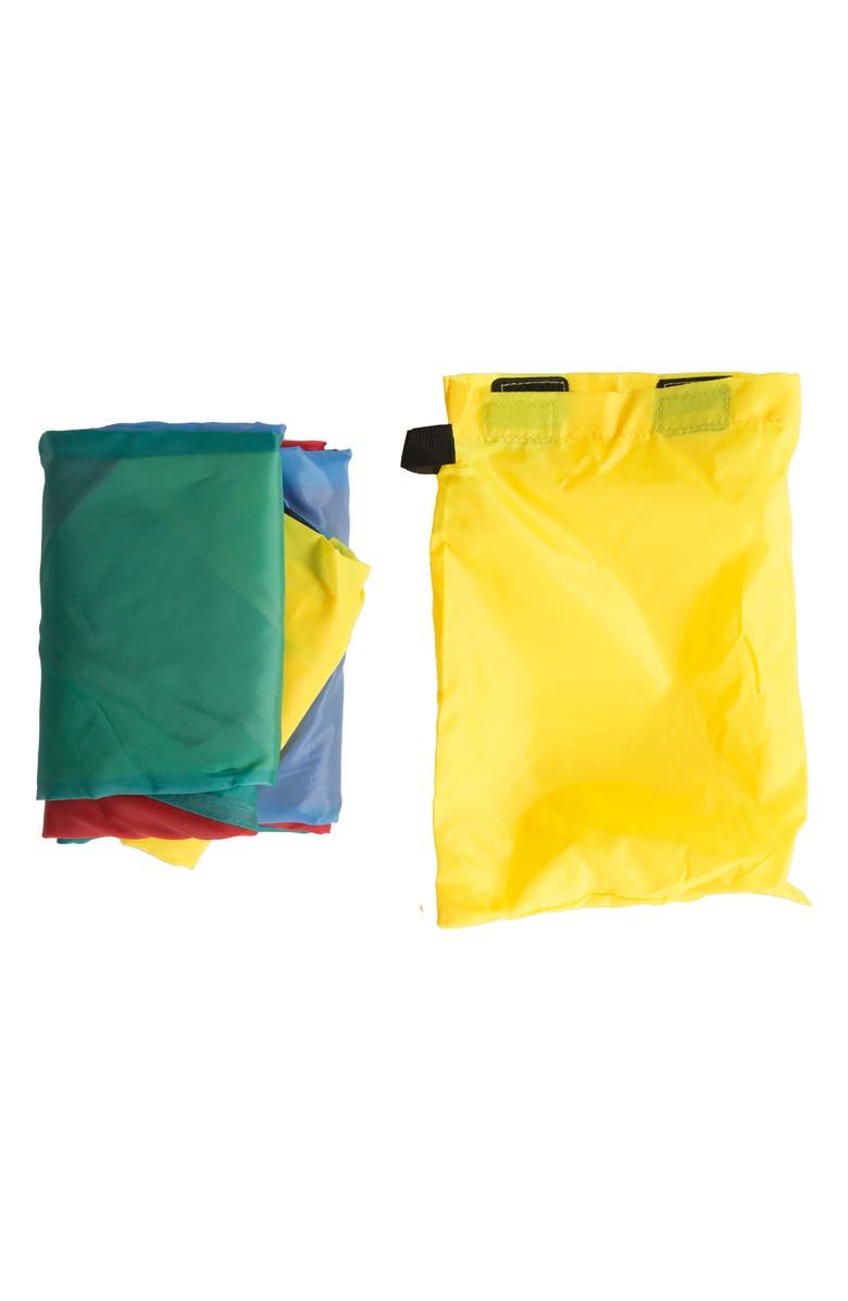 Pacific Play Tents Funchute 6-Foot Play Parachute, Alternate, color, Green Yellow Red Blue