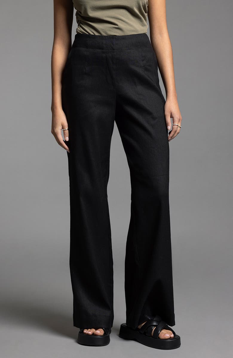 WEEKEND LOS ANGELES Luna Linen Blend Wide Leg Pants, Alternate, color,