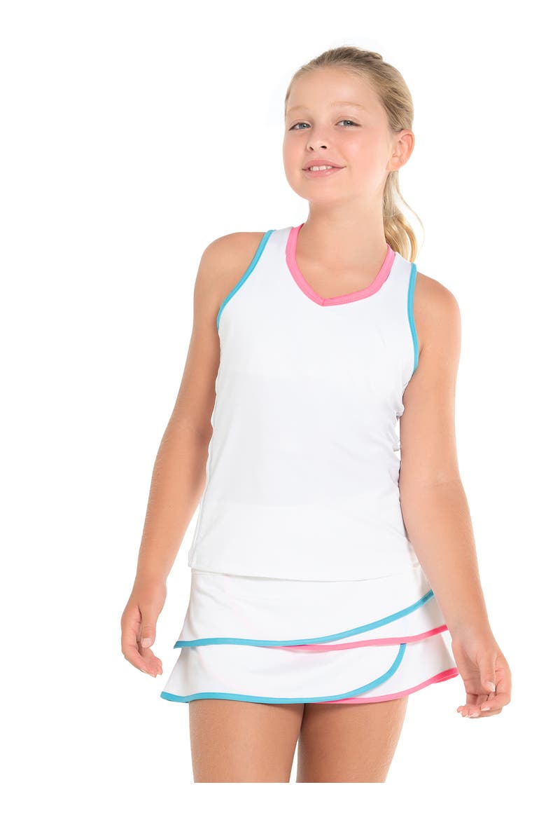 V-Neck Cutout Tank, Main, color, Pink