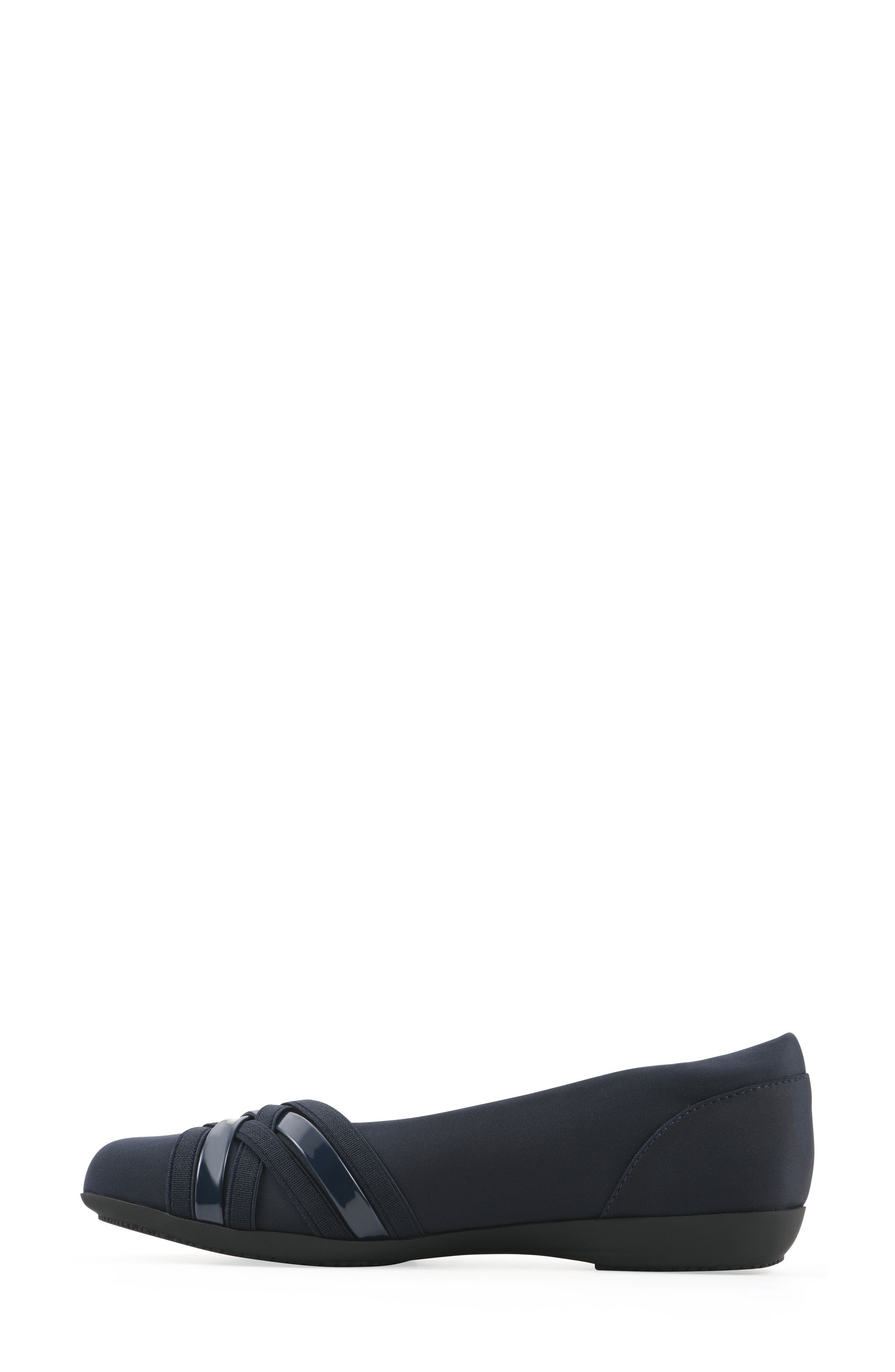 Chic Flat, Alternate, color, NAVY/ NYLON