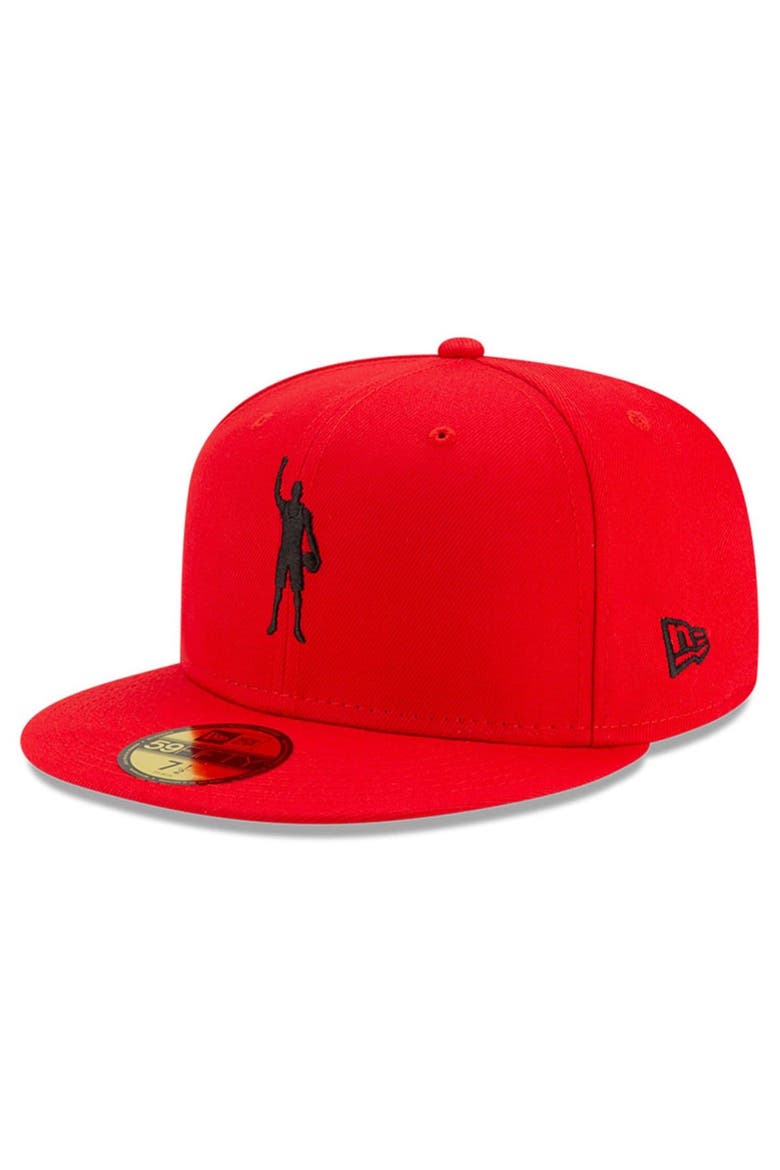 Men's New Era x Compound Red Houston Rockets Play For Change OTC 59FIFTY Fitted Hat, Alternate, color, Red