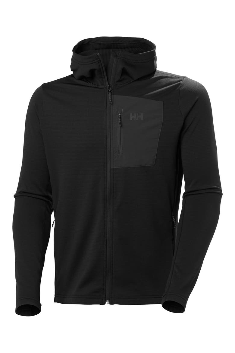 Versalite Fleece Hooded Jacket, Alternate, color, BLACK