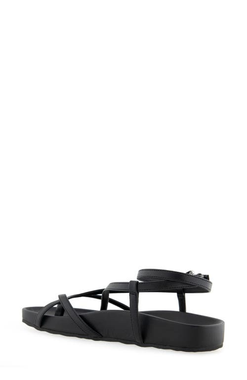 AEROSOLES AEROSOLES LEERA ANKLE STRAP FLAT SANDAL 