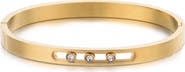 Adornia Tarnish Resistant Cubic Zirconia Bangle Bracelet