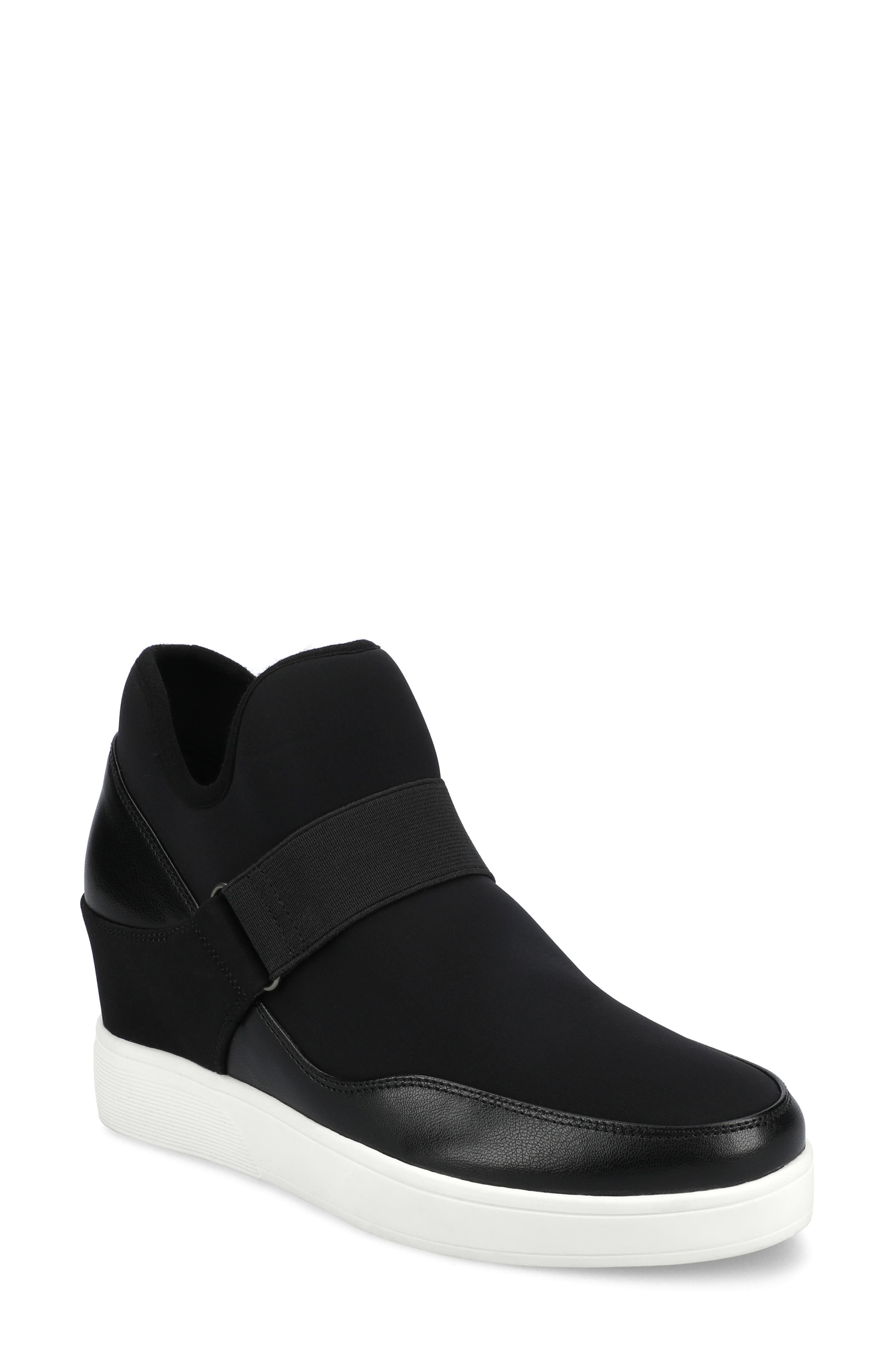 Journee Collection Damari Stretch Wedge Sneaker