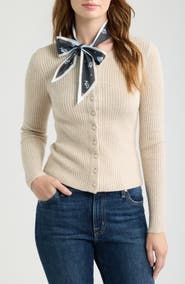 Treasure & Bond Set of 2 Assorted Ribbon Scarves