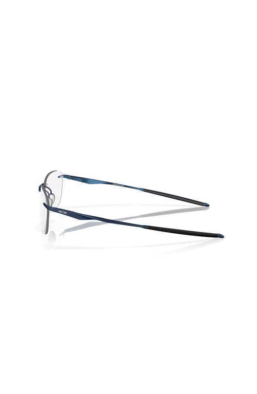 Oakley 53mm Rectangle Optical Glasses In Blue