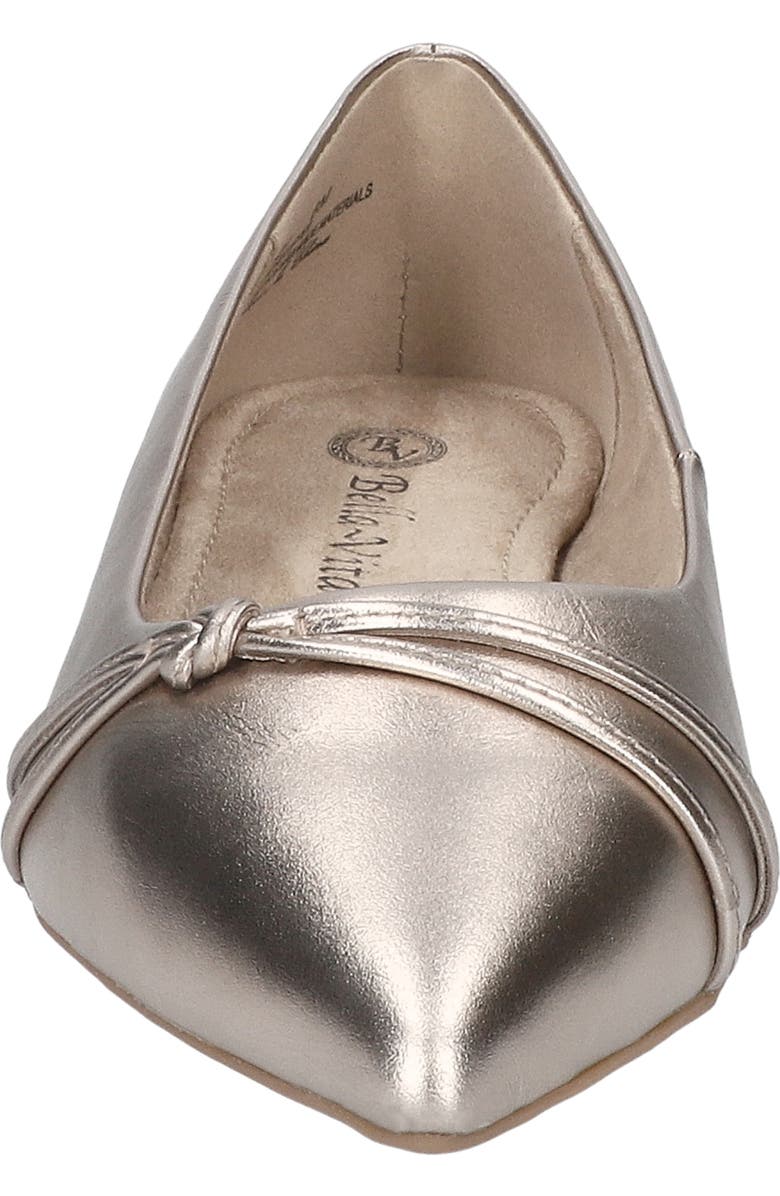 Bella Vita Rhea Ballet Flat, Alternate, color, Champagne