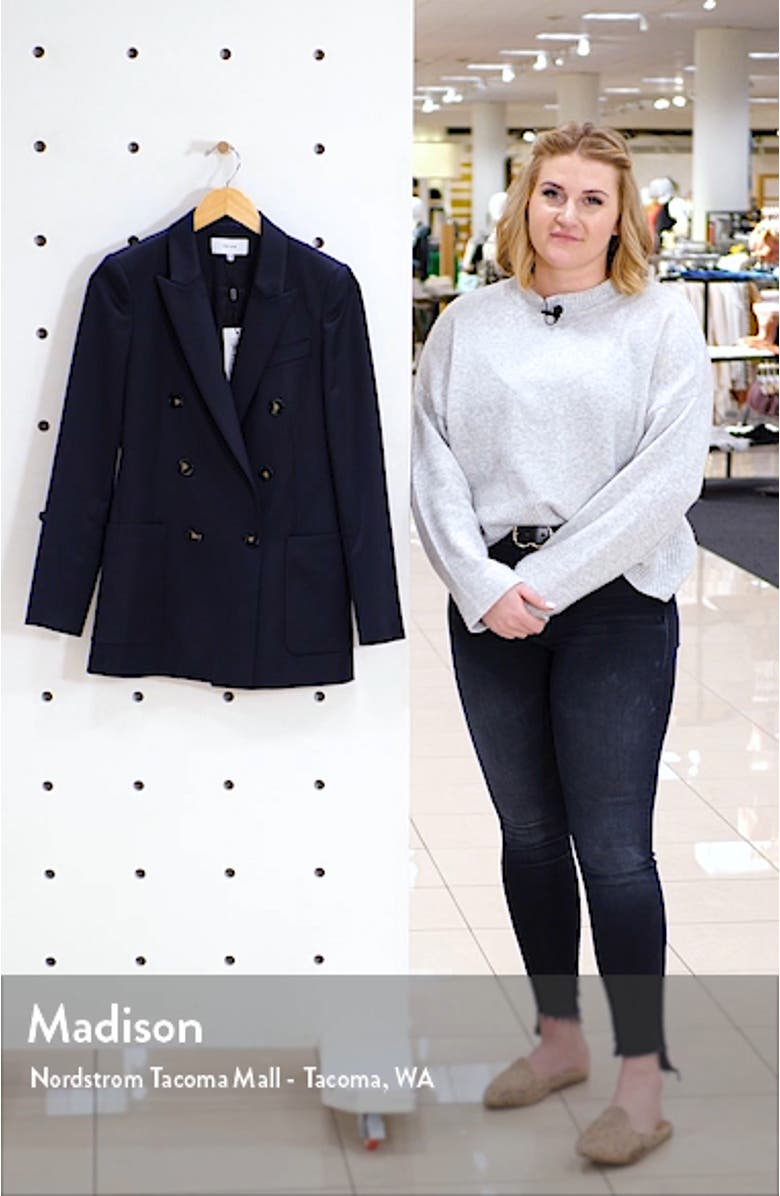 Astrid Wool Blend Trench Coat, sales video thumbnail