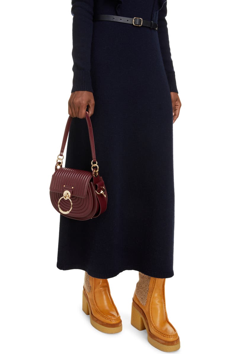 Chloé Small Tess Quilted Leather Crossbody Bag, Alternate, color,