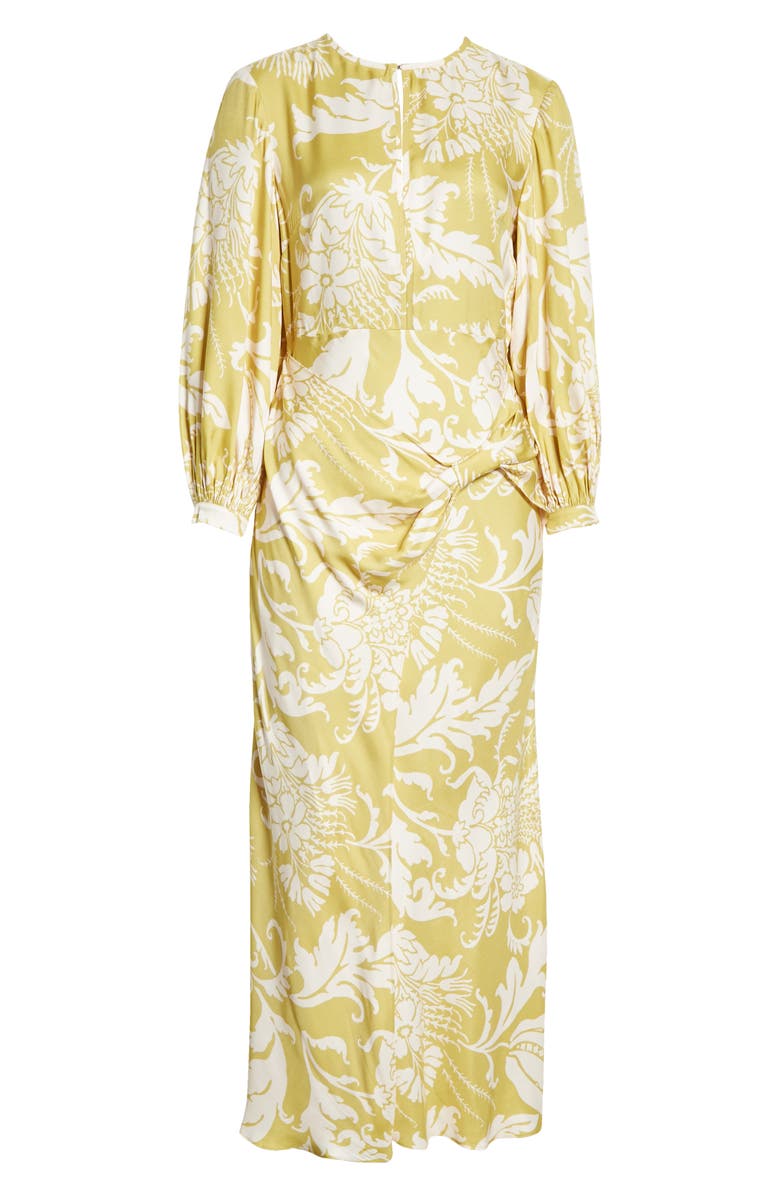 Ted Baker London Saraiy Floral Wrap Front Long Sleeve Dress, Alternate, color, 