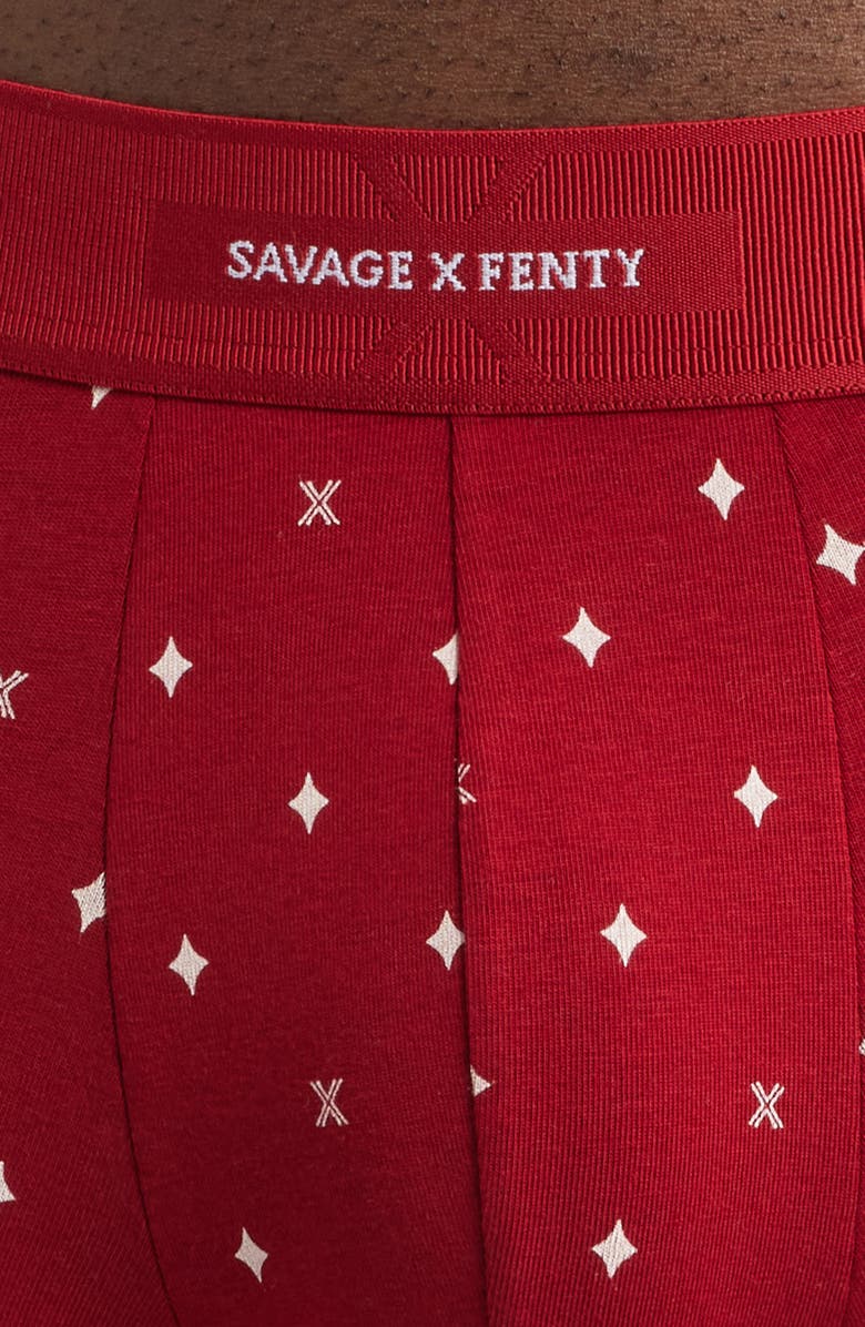 SAVAGE X FENTY Assorted 3-Pack Boxer Briefs, Alternate, color, Black/ Green/ Red
