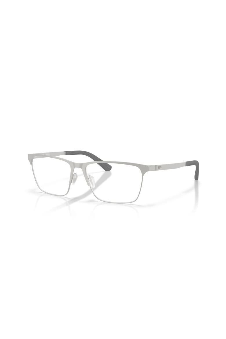 54mm Square optical glasses, Main, color, Silver