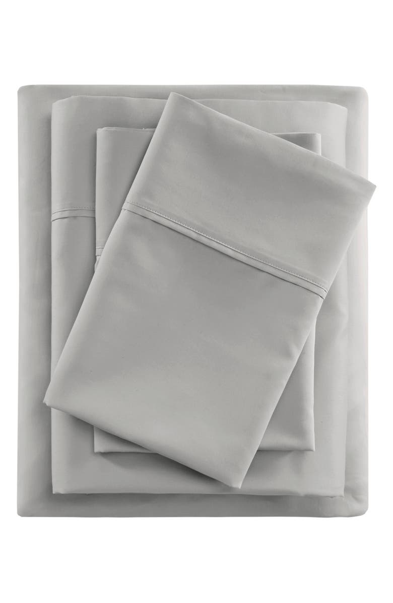 BEAUTYREST 400 Thread Count Wrinkle Resistant Cotton Sateen Sheet Set, Main, color,