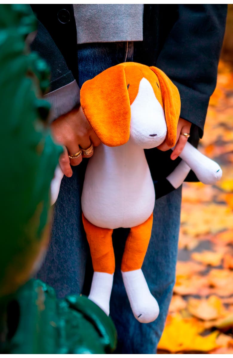 ADADA Barry the Beagle Dog stuffed animal brown, Alternate, color, Brown