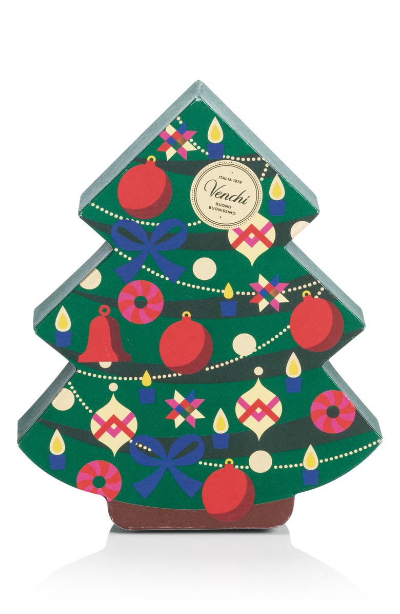 Venchi Christmas Tree Gift Box with Assorted Chocolates, Alternate, color,