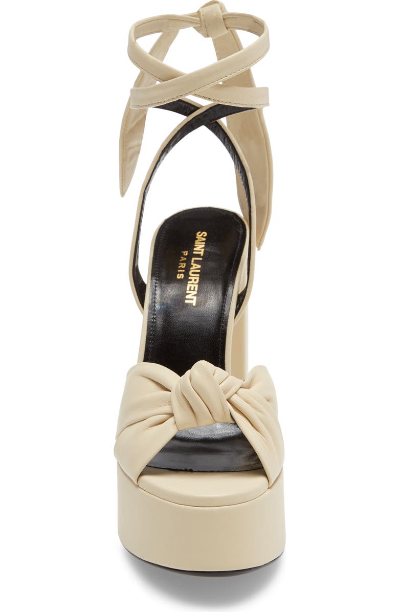 Saint Laurent Bianca Platform Sandal, Alternate, color,