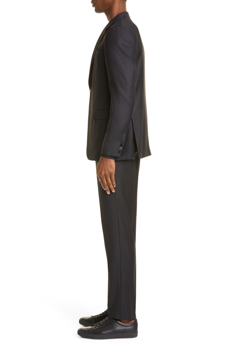 Trofeo™ Classic Fit Black Wool Suit, Alternate, color, BLK SLD