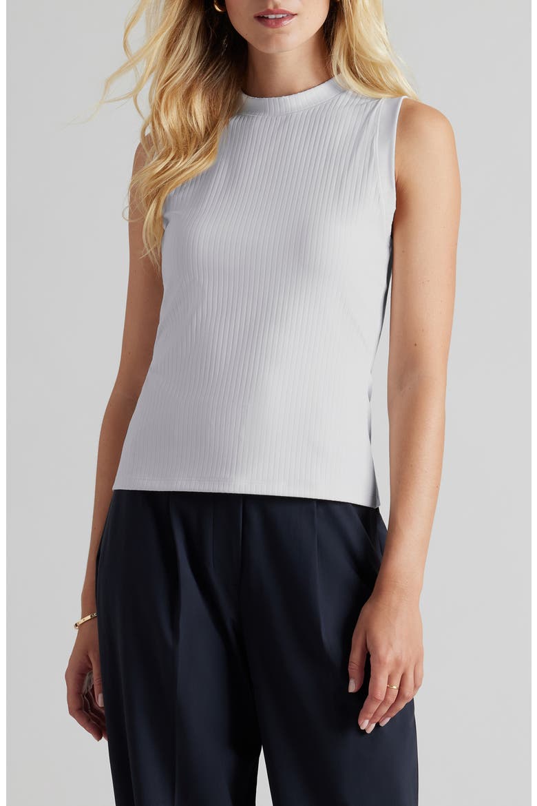 Modern Rib Knit Tank, Main, color, GREY MIST
