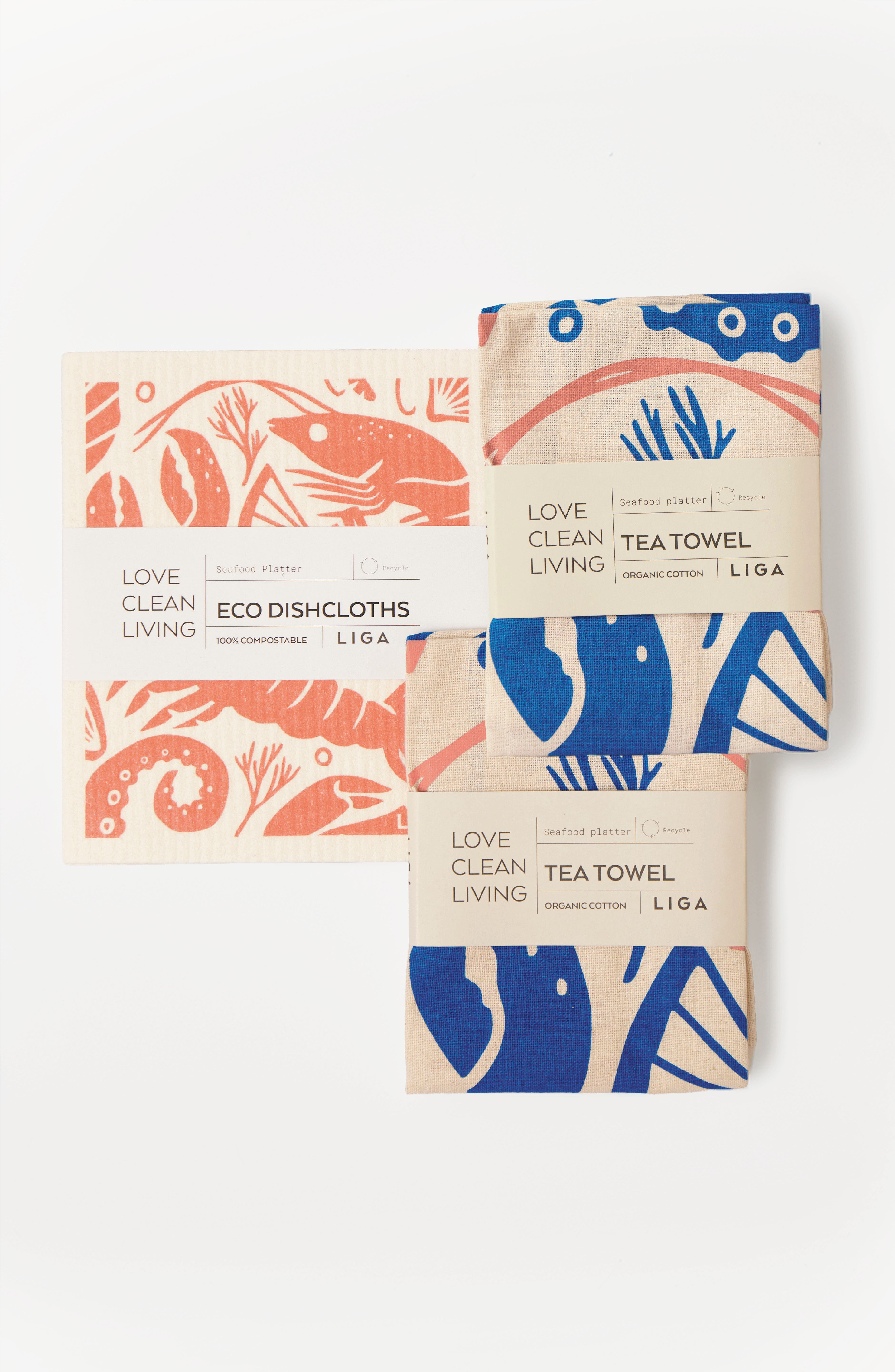 selected Tea Towel